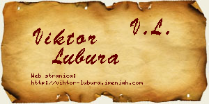 Viktor Lubura vizit kartica